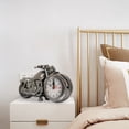thumbnail image 3 of Reloj De Mesa De Motocicleta, Reloj Despertador De Motocicleta Vintage Con Pilas Para Estante De Escritorio, 3 of 7