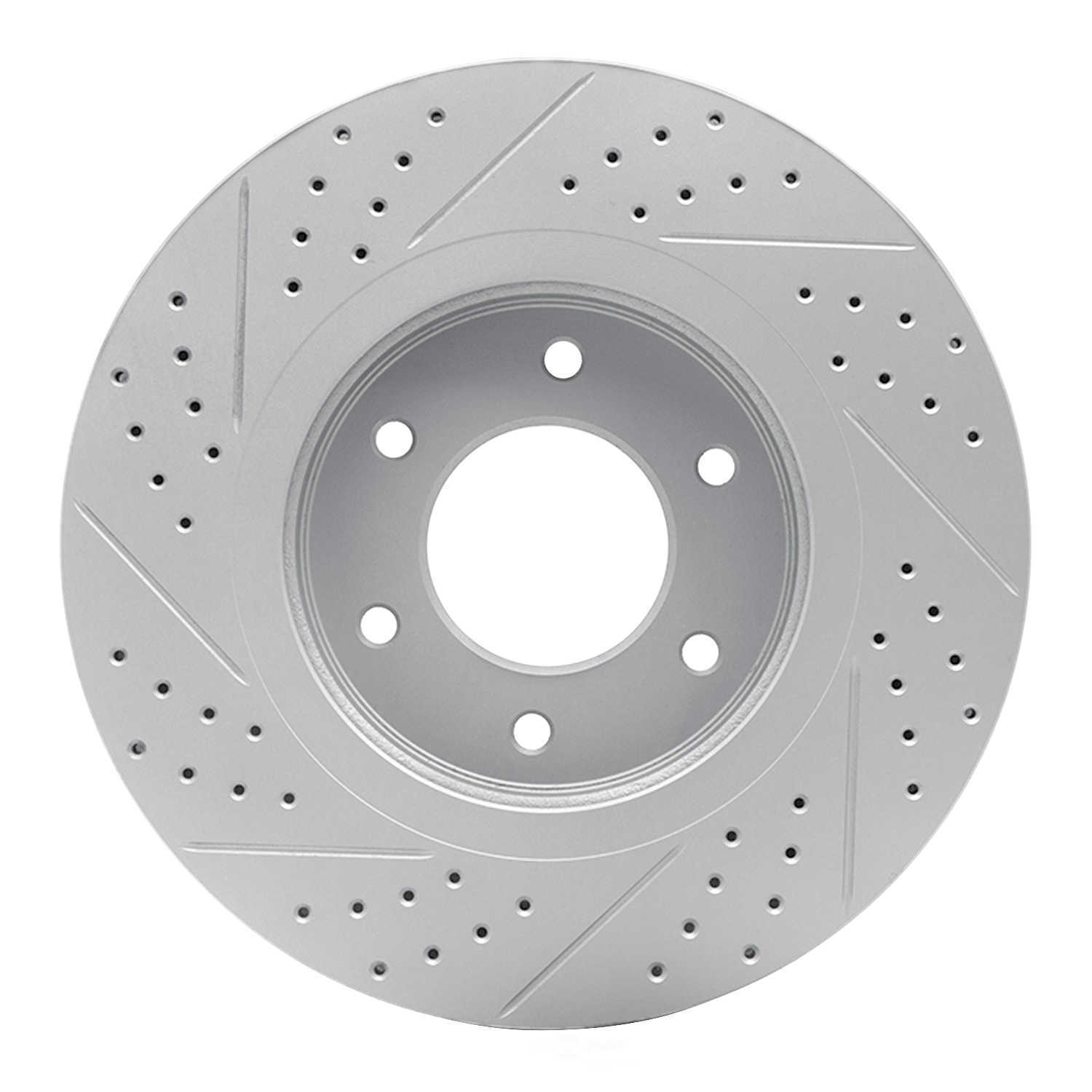 Dynamic Friction Company 830-67098R DFC Geoperformance Rotor - Drilled and Slotted