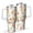 White, variant on Floral 40oz Tumbler– Stainless Steel Insulated Tumbler with Handle and Straw, Large Capacity Travel Cup for Hot & Cold Drinks,Thanksgiving,Christmas, Spring,Flower