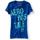 thumbnail image 1 of Camiseta gráfica Aeropostale SS para mujer, azul, grande, 1 of 1