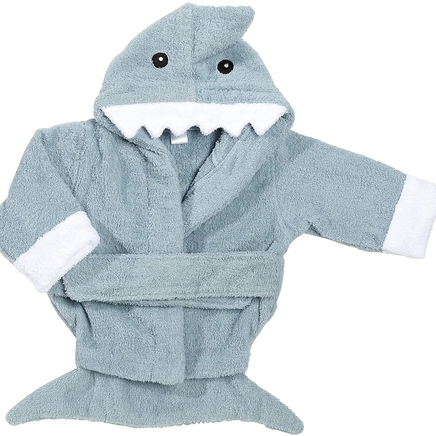 bangyoudaoo Shark Robe Baby Hooded Towel Newborn Shower Good Gift for kid Fit for 0-5 Years Old Boys or Girls
