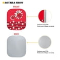 thumbnail image 5 of Binienty 2 PCS Sun Shade for Car Windshield Ladybug Print Automotive Windshield Sun Protectors 2 Piece UV-Blocking Front Window Sunshades Auto Interior Protector, 5 of 7