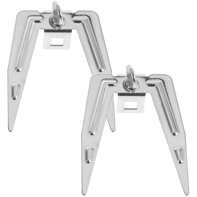 LITINKIMI Four Rotatif Fourchette en Acier Inoxydable Rôtissoire Fourchettes à Poulet pour Réunions de Famille 2 Pcs