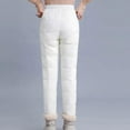 thumbnail image 4 of BILIKEYU Fleece Lined Jeans for Women, Wide Leg Sweatpants Women, Winter Clothing for Women, 4 of 5