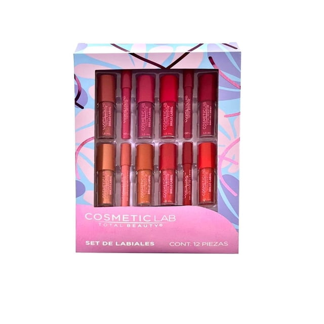 Set de labiales Cosmetic Lab Labiales y Delineadores