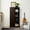 Espresso, variant on Gray Wash Wood Material - Large Space Storage with Removable Shelves - Bedroom for Accessories - Organize Personal Items
