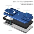thumbnail image 3 of Dteck Case for Samsung Galaxy S25 Ultra Hidden Bracket Kickstand Case Sliding Window Phone Case Shockproof Protective Back Cover for Galaxy S25 Ultra,Blue, 3 of 7