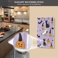 thumbnail image 5 of Yayeee Toggle Light Switch Wall Plate 1-Gang 4.5"x2.7" Home Decorative Outlet Cover, Light Purple Halloween Black Cat, 5 of 7