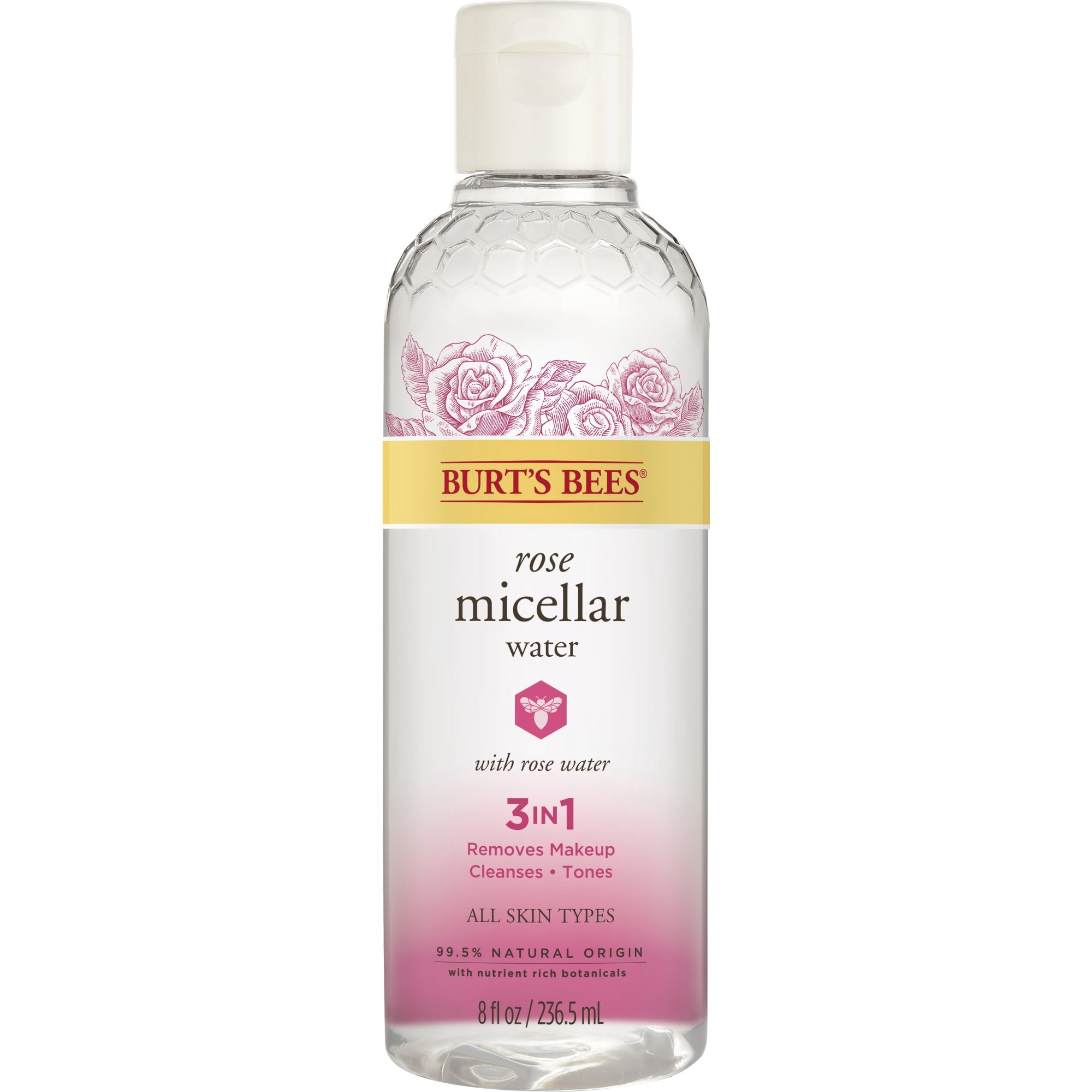 Burt s Bees Micellar Facial Cleansing Water with Rose Water 8 Oz