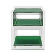 thumbnail image 6 of ToppiJoy Acrylic Side Table Rectangular Nightstand for Living Room Bedroom, Modern End Table 15.7*11.8*19.7in Green, 6 of 15
