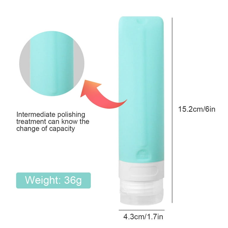 INNERNEED Collapsible Travel Size Bottles Portable Refillable Containers  for Toiletries Shampoo Loti…See more INNERNEED Collapsible Travel Size