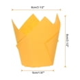 thumbnail image 2 of 50 Unidades de Moldes para Cupcakes de Papel Estándar Unique Bargains Resistentes Al Aceite Color Amarillo, 2 of 6
