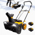 thumbnail image 1 of Wework 40V Snow Blower Cordless 20-inch Electric Snow Blower with Brushless Motor 25FT Throw Distance （2 x 4.0Ah Batteries Included), 1 of 8