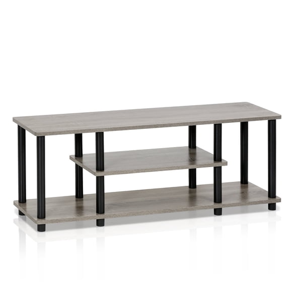 Soporte para TV Furinno Turn-N-Tube, sin herramientas, 3D, 3 niveles de hasta 50 pulgadas