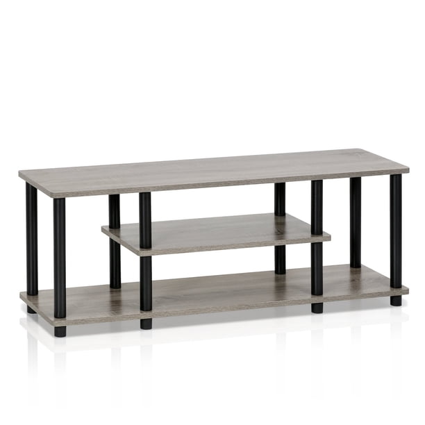 Soporte para TV Furinno Turn-N-Tube, sin herramientas, 3D, 3 niveles de hasta 50 pulgadas
