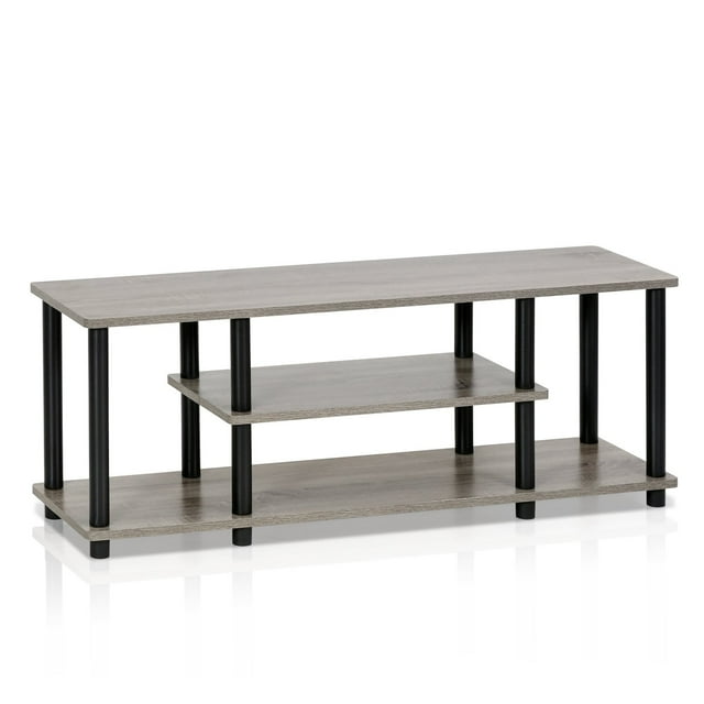 Soporte para TV Furinno Turn-N-Tube, sin herramientas, 3D, 3 niveles de hasta 50 pulgadas