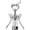 Silver, variant on vlrwzc Wine Bottle Opener with Foil Knife Butterfly Corkscrew Professional Beer Opener Metal Multifunctional Corkscrew for Waiters Bartenders