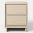 thumbnail image 6 of CozyHome 2-Drawer Dresser, Clean-Line Wood Design with Practical Storage, Perfect for Bedroom, Living Room, or Office, Beige, 6 of 9