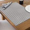 thumbnail image 3 of Set De Table En Pvc Tissé Tissage Blanc - Lot De 12, 3 of 3