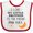 White and Red, variant on Inktastic I Love My Little Brother to the Moon and Back Boys or Girls Baby Bib