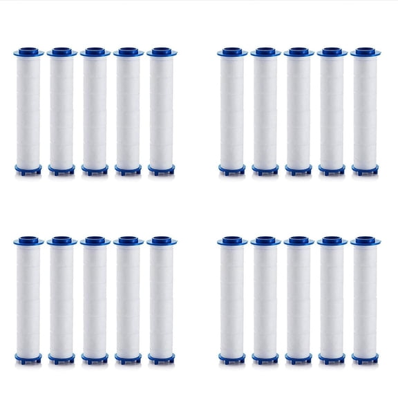 OIUR 10/20Pcs Water Shower Head Filter Regular Replacement Refreshing Shower Filter Core for Drivse Turbo Sprayer for Iondrops Sprayer