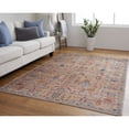 thumbnail image 4 of 9' X 12' Tan Pink And Blue Floral Power Loom Area Rug, 4 of 10