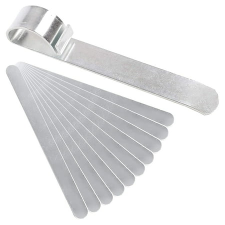 

Bracelet Bending Bar Kit 10 Pcs Stainless Steel Bracelet Blank DIY Bangle Blank Cuff Metal Engraving Bracelet Blanks