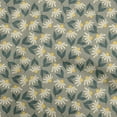 thumbnail image 1 of oneOone Cotton Flex Olive Green Fabric Floral Dress Material Fabric Print Fabric By The Yard 40 Inch Wide, 1 of 1