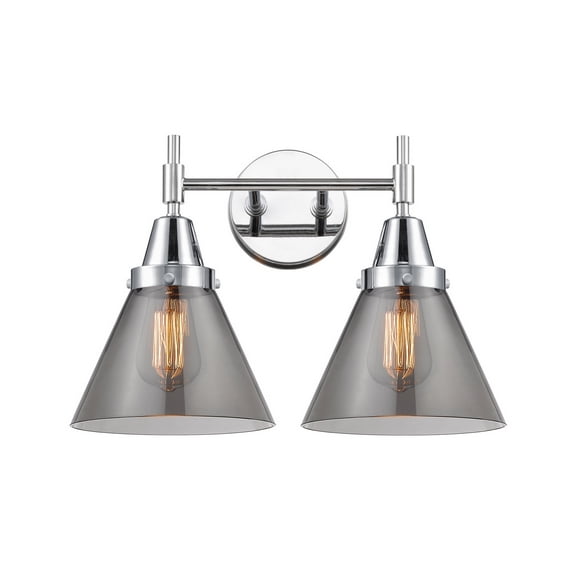 Innovations 447-2W-PC-G43-LED Caden 2 Light 17 inch Bath Vanity Light, Polished Chrome