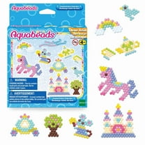 Aquabeads Arts & Crafts Pastel Fairytale Theme Bead Refill with over 600 Beads and Templates