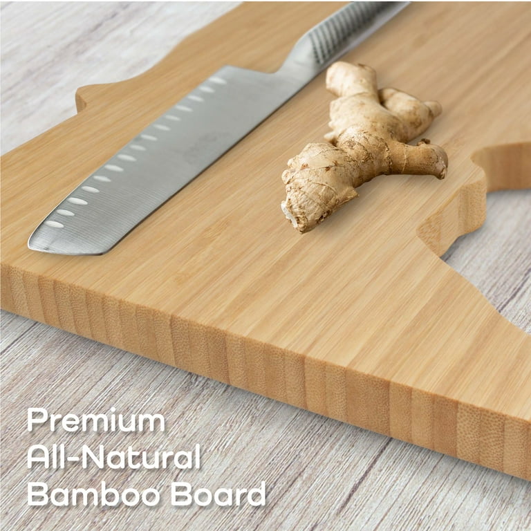 BambooMN - Thin Bamboo Cutting Board - 13 x 9 0.40 - 3 Pieces 