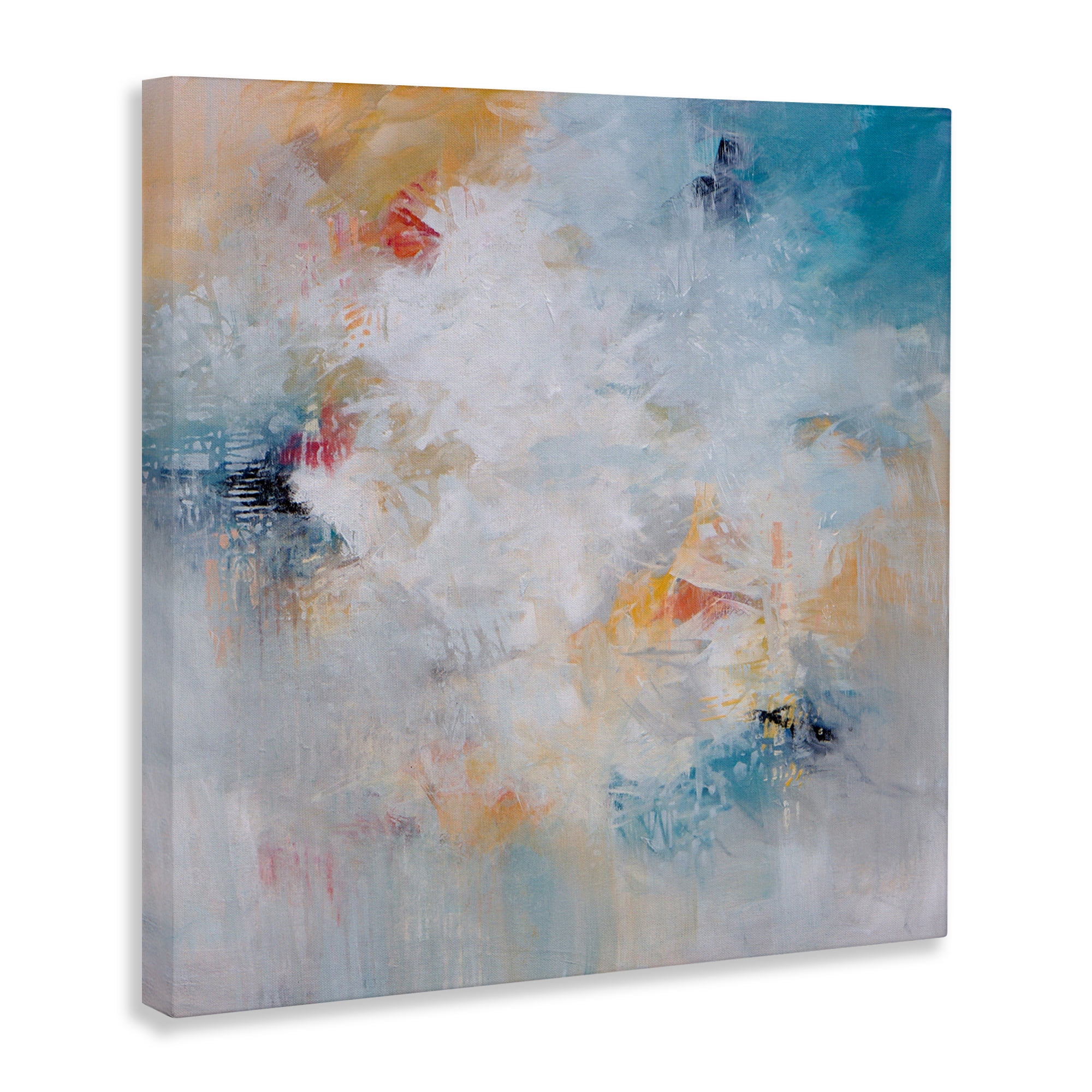 Veiled Dance Abstraction Canvas Wall Art, design by Karen Hale