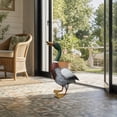 thumbnail image 4 of Fuebueo Farmhouse Duck Decor 18 Inch, Metal Mallard Figurine Indoor Outdoor, Rustic Country Kitchen Sculpture, Garden Pond Animal Ornament, 4 of 7