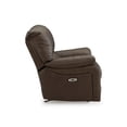 thumbnail image 3 of Signature Design by Ashley Leesworth Dark Brown Power Recliner, 3 of 12