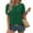 Army Green, variant on Uaswgudfs Women's Summer Resort Tunic Blouse - Crew Neck Short Sleeve with Banded Hem Relaxed Fit Casual Shirt
