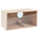 thumbnail image 2 of Casa de madera para pájaros, caja para carboneros, para cría, casa rústica para percha de descanso, con Apertura derecha, 2 of 9