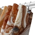 thumbnail image 5 of Marble Waterproof Printed Shower Curtain Sets with Hook for Bathroom Decoration - Bathroom Curtain for Home Decor, 5 of 5
