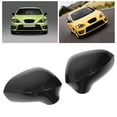 thumbnail image 1 of Side Mirror Cover , 2Pcs Rearview Mirror  1P0857537 Left And Right Dustproof Exterior Side Wing Mirror  Replacement for Leon Ibiza, 1 of 8