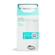 Munchkin® STEP™ Infant Diaper Pail, Powered by Arm & Hammer™, #1 in Odor Control, Hands Free, White