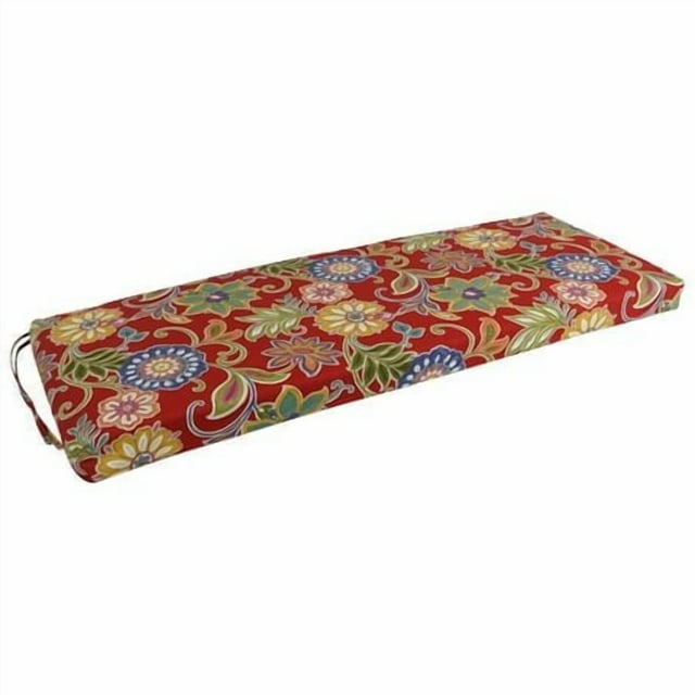 Coussin de Causeuse d'Extérieur en Polyester Filé à Motifs de 51 Pouces par 19 Pouces 951X19-REO-40