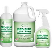 Hygea Natural Treatment Combo Pack- Bed Bug non-toxic treatment- includes 24 oz spray, Gallon refill and Laundry Treatment 32 oz