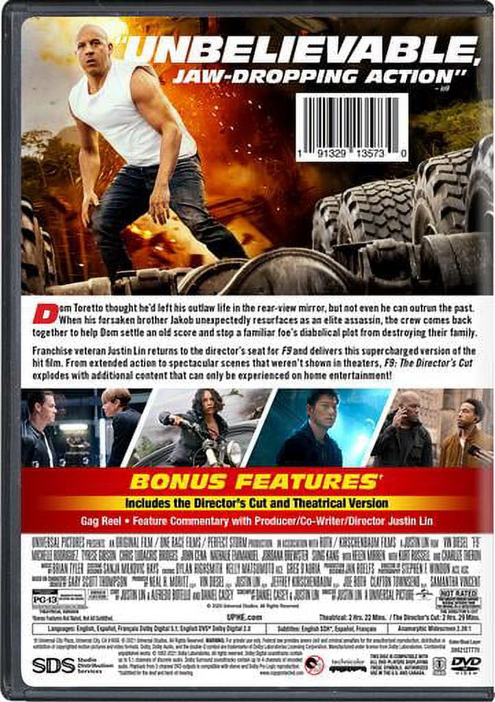 F9: Nine Speed Movie - The Fast Saga Director's Cut (DVD
