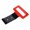 Red And Black, variant on EpheyFIF Portable Car Window Rubber Strip Puller with Handle Hand Puller Window Strip Removal Tool for Car Repair/Removing Window Seals Black
