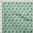 thumbnail image 4 of oneOone Cotton Cambric Green Fabric Floral Sewing Material Print Fabric By The Yard 42 Inch Wide, 4 of 4