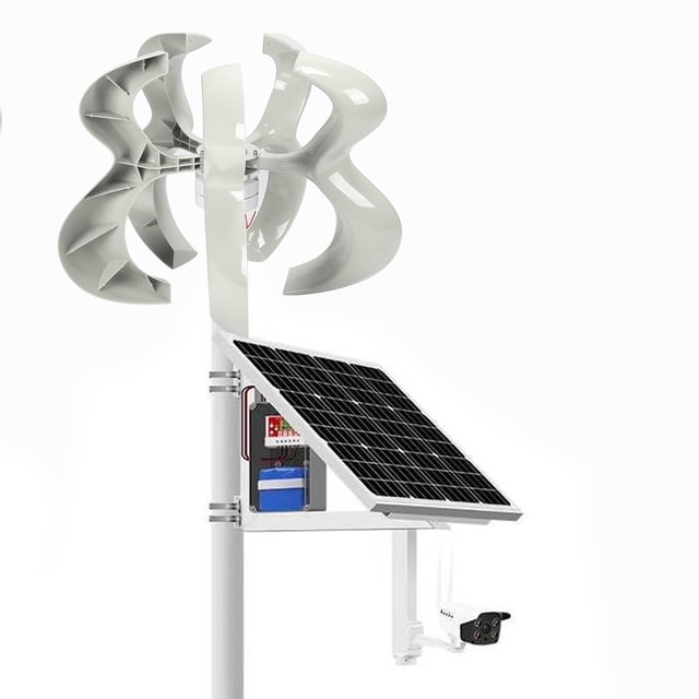 Wind Power Generator, Gourd Wind Turbine 5 Blade Wind Generator with 1 X Controller for Wind Kit 12V,24V,48V
