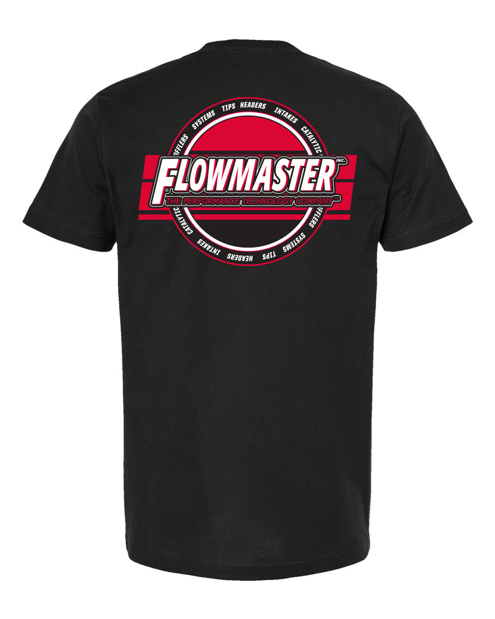 thumbnail image 2 of Flowmaster 610350 Technology Performance T-Shirt in Black - Small, 2 of 3