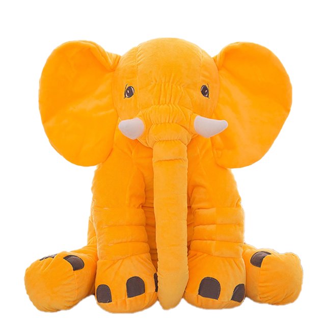 Bebé suave relleno elefante apaciguar muñeca juguete bebé apaciguar juguetes elefante almohada juguetes de peluche