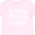 thumbnail image 4 of Inktastic Saint Patrick's Day Sassy Lil' Lassie with Shamrocks Boys or Girls Toddler T-Shirt, 4 of 5