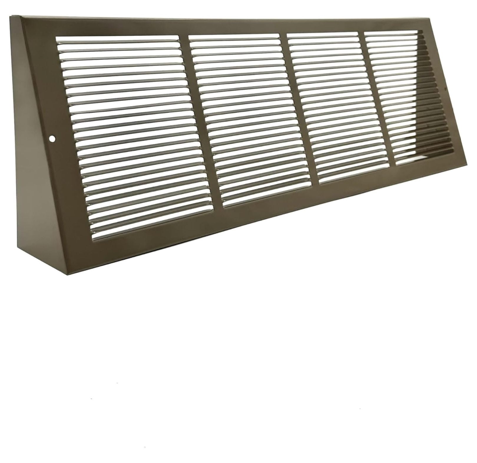Extended Depth Triangular Baseboard Grill - 30 x 8 Duct Opening (Golden Sand)