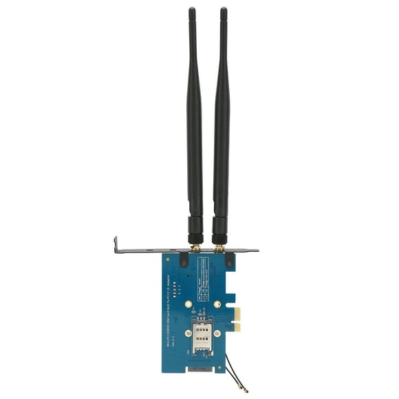 Mini PCIE Adapter, 4Pin Power Interface Small Volume PC Wifi Adapter Plug And Play For Household For Internet Cafe